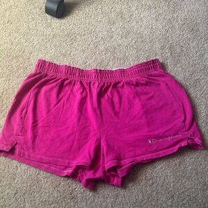 Champion Women's Hot Pink Athletic Lounge Shorts